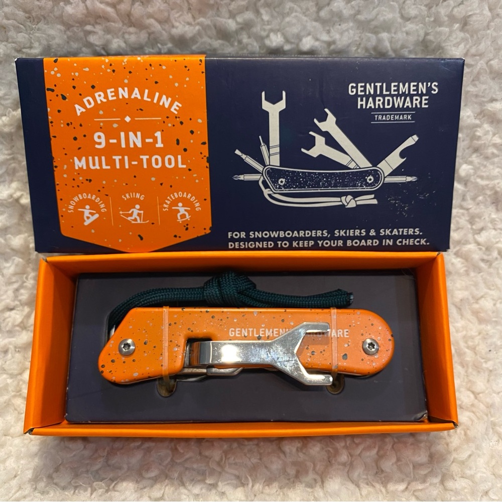 GENTLEMEN’S HARDWARE TRADEMARK ADRENALINE  9-IN-1 MULTI-TOOL NEW